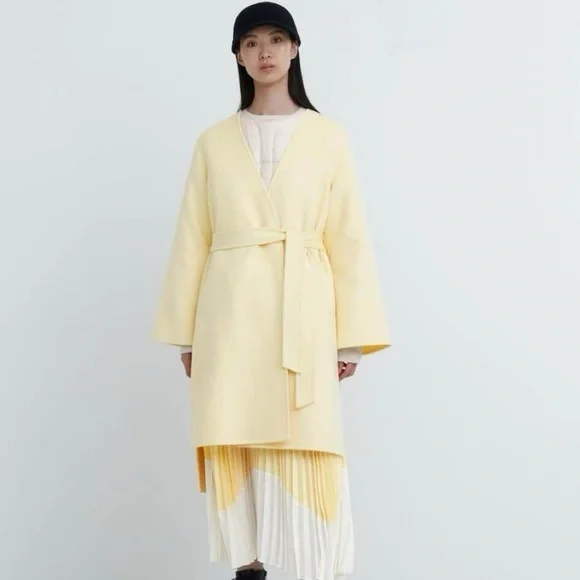 Uniqlo:C Double Face Wrap Coat - Picture 2 of 8